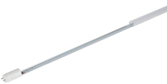 Die Kerbl LED-Röhre EcoTUBE Plus, 18 Watt und 120 cm mit dem weißen Ende 